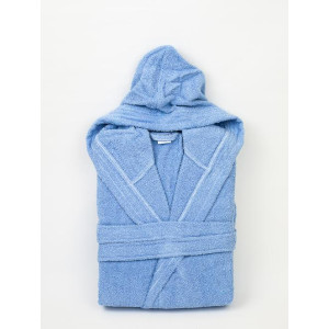 Памучен Юношески халат с качулка 15-16 години Памучен Юношески халат с качулка 15-16 години