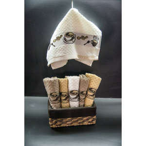 Комплект кърпи за кухня Ароматно кафе Комплект кърпи за кухня Ароматно кафе