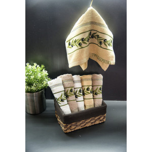 Комплект кърпи за кухня Маслинова клонка Комплект кърпи за кухня Маслинова клонка