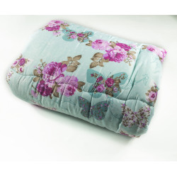 Олекотена завивка Синя Пеперуда - Микрофибър 