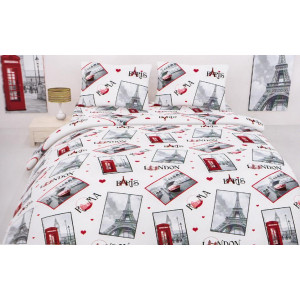 Спално Бельо Ранфорс Писмо до Париж