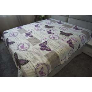 Романтично шалте Letters - микрофибър