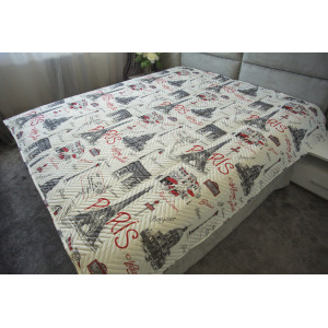 Красиво шалте Love Paris - микрофибър