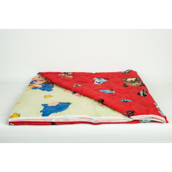 Двулицево памучно детско шалте Мечо Пух / Макуин