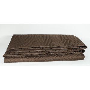 Двулицево шалте Микрофибър Кафяво