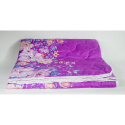 Двулицево шалте Микрофибър Лилава прелест