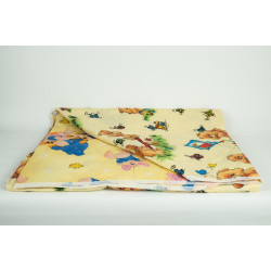 Двулицево памучно детско шалте Мечо Пух / Мечета