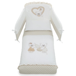 Бебешки комплект Dolci Coccole Pony – 4 части