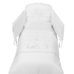 Бебешки спален комплект Happy Family Maxi – Pure White, 5 части