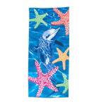 Кърпа за плаж Делфин и морски звезди