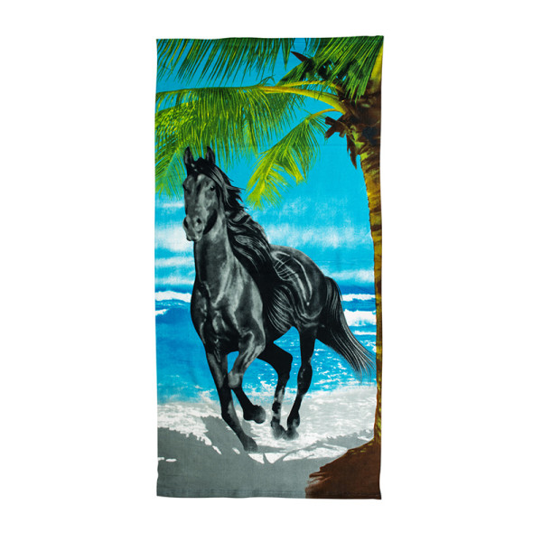 Кърпа за плаж Black Horse