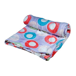 Дизайнерско одеяло плюш Цветни кръгове