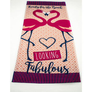 Кърпа за плаж - Фламинго Кърпа за плаж - Фламинго