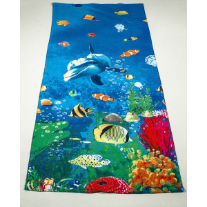 Кърпа за плаж - Морско дъно Кърпа за плаж - Морско дъно