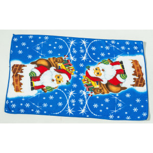 Кърпа от полиестер Дядо Коледа с подаръци