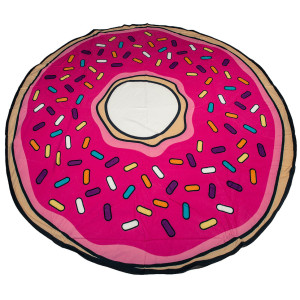 Модерна кърпа за плаж РОЗОВА ПОНИЧКА - кръгла Модерна кърпа за плаж РОЗОВА ПОНИЧКА - кръгла