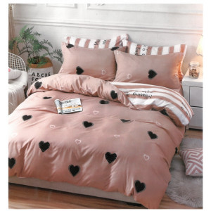 Спален комплект от сатениран микрофибър - Сладък дом