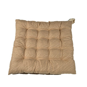 Бежова възглавница за стол