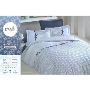 Дизайнерски спален комплект от памучен сатен - Рачел