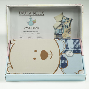 Бебешки спален комплект Сладко мече