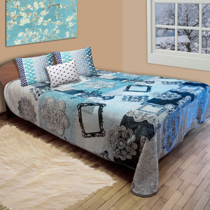 Красиво зимно одеяло Vintage Blue Красиво зимно одеяло Vintage Blue