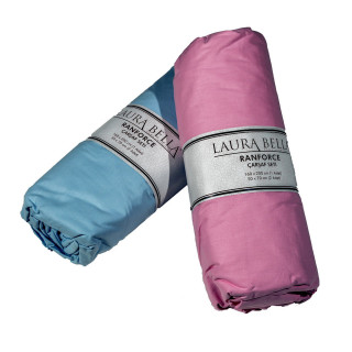 Комплект чаршаф с ластик с два броя калъфки за възглавница