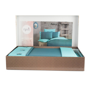 Елитен спален комплект Secret Blue - Ранфорс