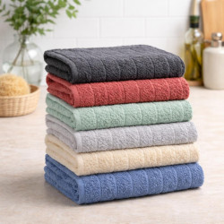 6 бр. плътни хавлиени кърпи Азра - 30х50 см.