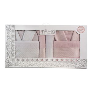 LUX комплект халати и кърпи Дорис - 100% памук LUX комплект халати и кърпи Дорис - 100% памук