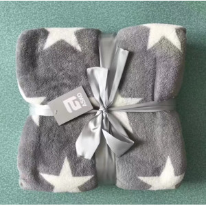 Меко поларено одеяло Звездица