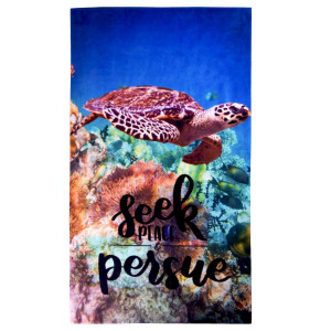 Памучна кърпа за плаж Дъното на океана Памучна кърпа за плаж Дъното на океана