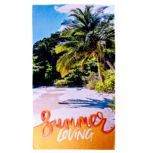 Памучна кърпа за плаж Лято Памучна кърпа за плаж Лято