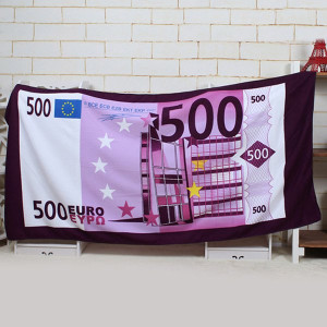 Плажна кърпа 500 Euro Плажна кърпа 500 Euro