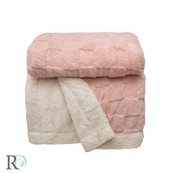 Стилно бебешко одеяло Aria Pink