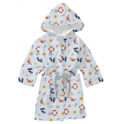 Модерен детски халат за баня Beach