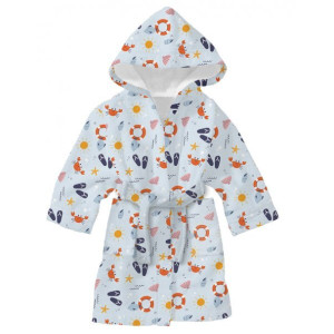 Модерен детски халат за баня Beach