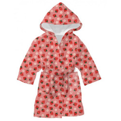 Модерен детски халат за баня Strawberry