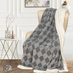 Стилно пухкаво одеяло Diamond Grey
