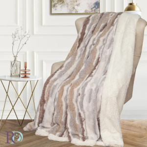 Стилно пухкаво одеяло Waves Beige Стилно пухкаво одеяло Waves Beige