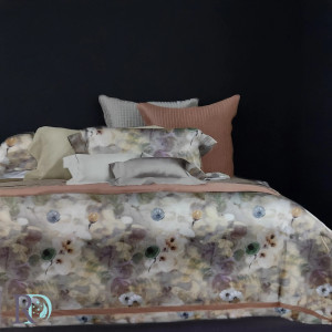 Двойно спално бельо Dana Flowers - Памучен сатен Двойно спално бельо Dana Flowers - Памучен сатен