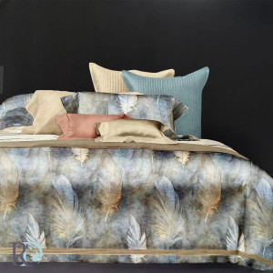 Двойно спално бельо Dana Feathers - Памучен сатен Двойно спално бельо Dana Feathers - Памучен сатен