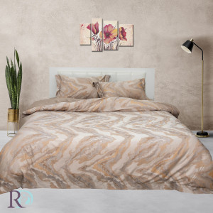 Двойно спално бельо Preya - Памучен сатен Двойно спално бельо Preya - Памучен сатен