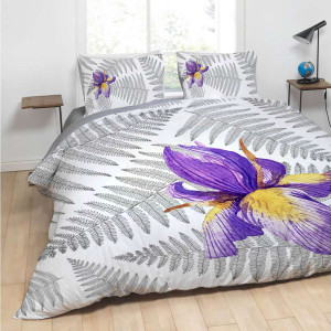 Памучен единичен спален комплект Екзотик