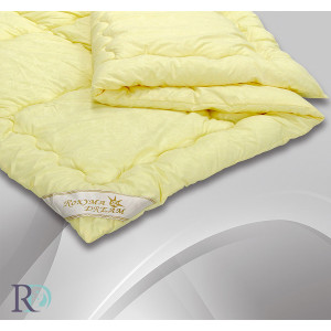 Микрофибърна олекотена завивка в Жълто