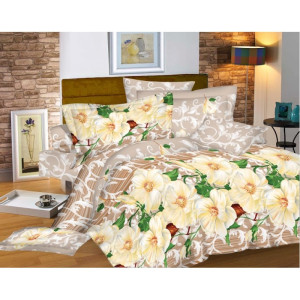 Комплект Спално бельо Ранфорс Камелии