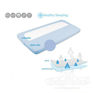 Протектор за детски матрак с ластик - памук 60/120 см