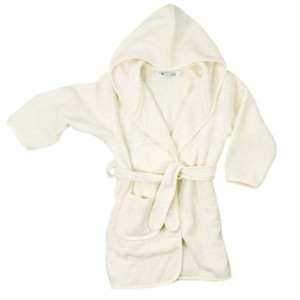 Детски бамбукова халат ЕКРЮ 116/122