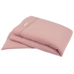 Бебешки спален комплект муселин с обиколник – Powder Pink, 3 части