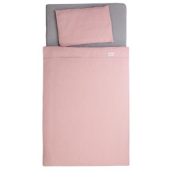 Бебешки спален комплект памучен муселин – Powder Pink, 2 части, 100х135 см