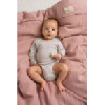 Бебешки спален комплект муселин с обиколник – Powder Pink, 3 части